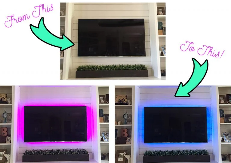 HOW TO ADD LED BACKLIGHTING TO ANY TV IN FIVE MINUTES!