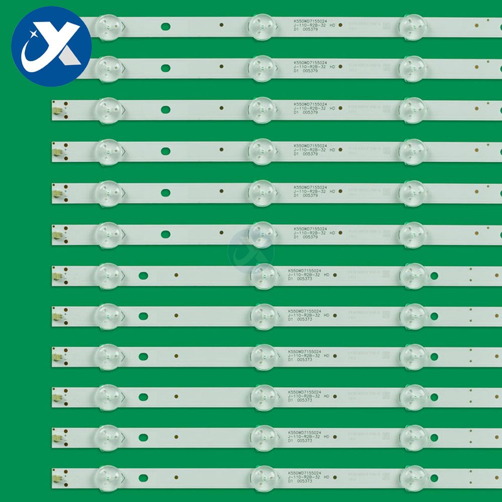 PHILIPS 55 inch K55WD7 12Pcs Set PHILIPS K55WD7 Led Backlight Strip for 55 LCD TV Replacement kits