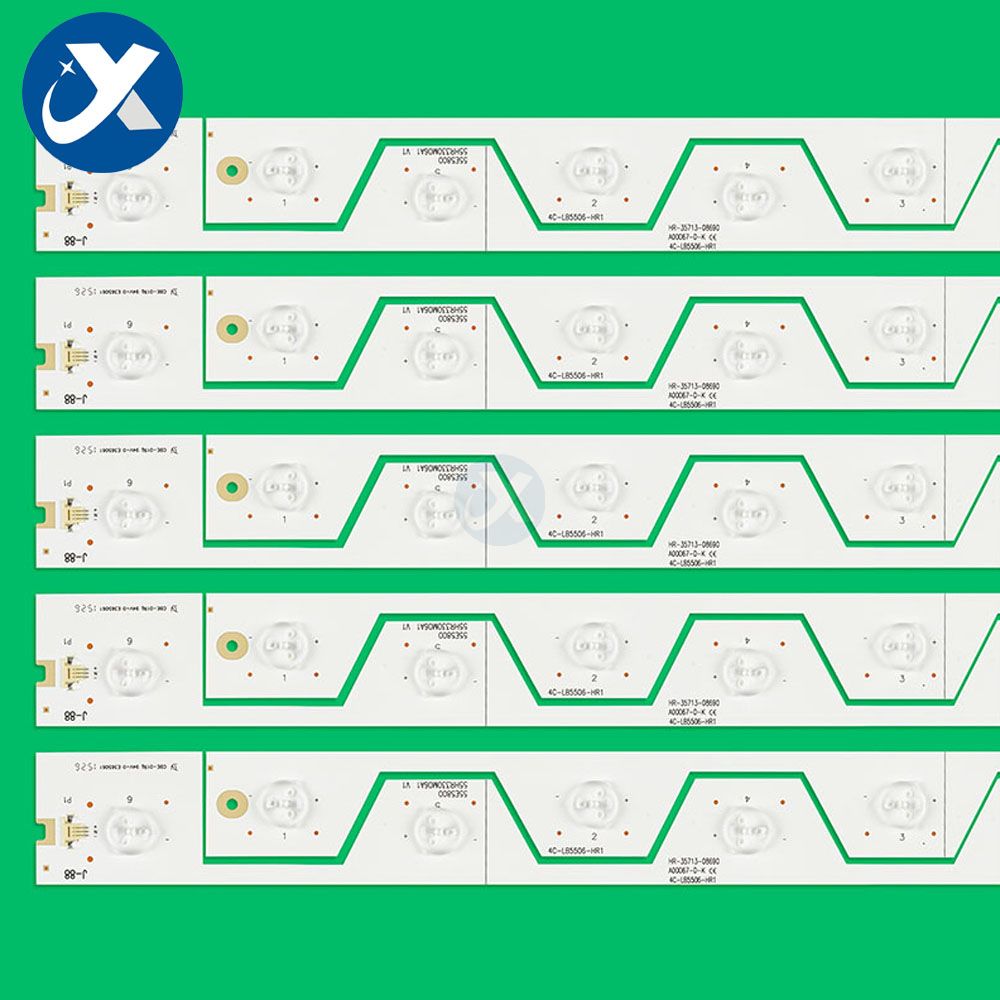 Full Set TCL 55 inch 6 Led 4C-LB5506-HR Backlight Strip for Television Replacement kits