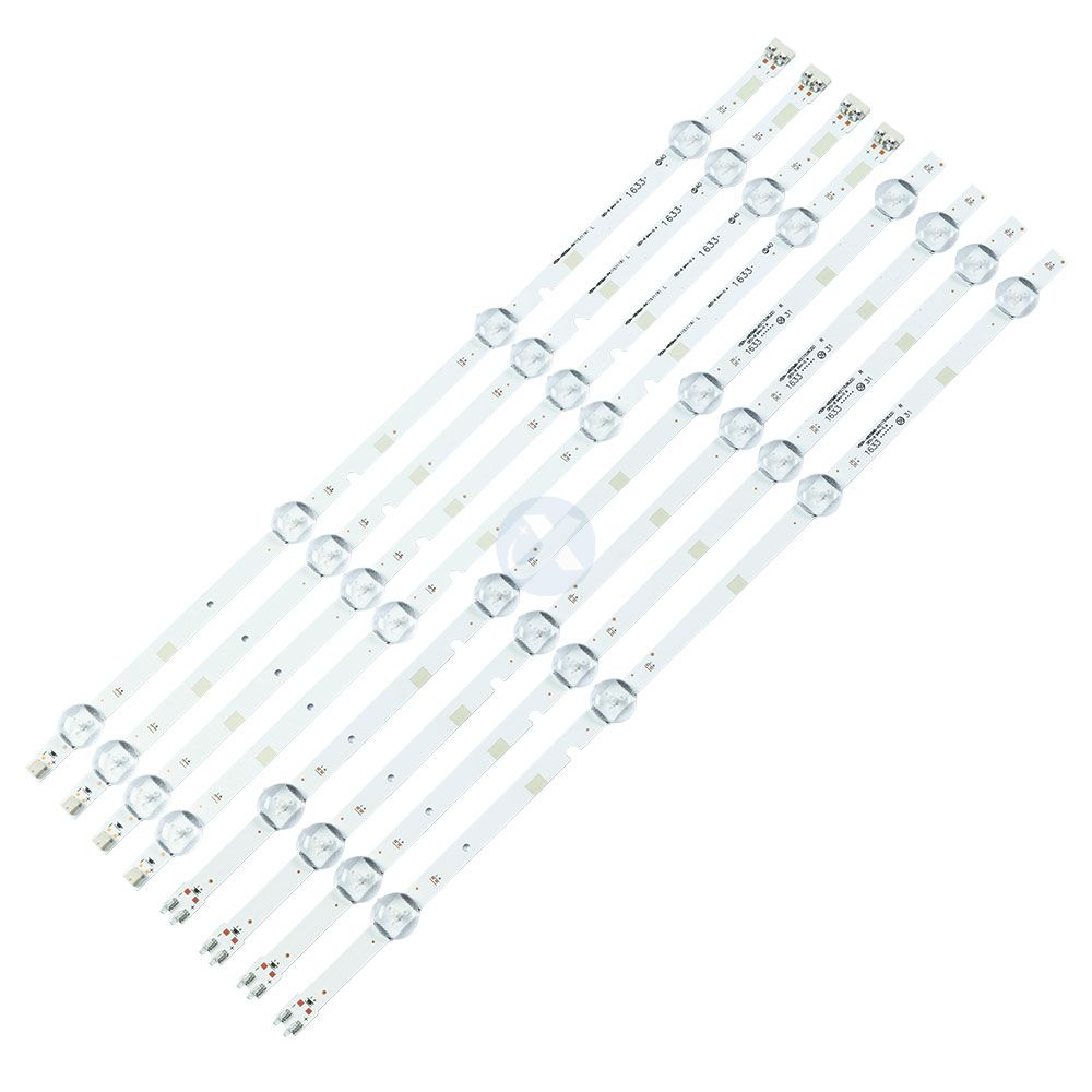 Samsung 48J V5DN-480SMA-R4[15.11.19]  465mm  465mm 3v 1w  4led+4led 4pairs/set TV Backlight Strip XY-0053-SET