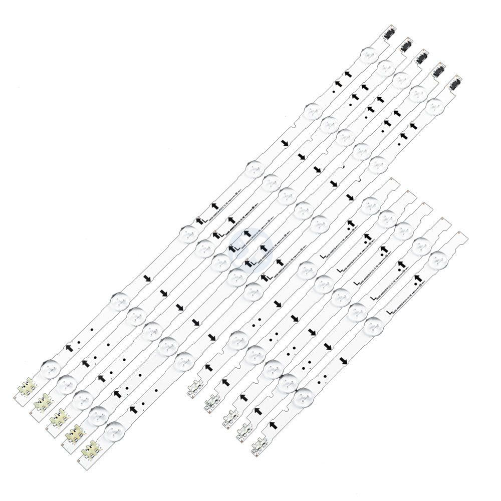 Samsung 40H  D4GE-400DCA-R1 553mm 303mm 3v 1w 6led+3led 5pairs/set TV Backlight Strip XY-0060-SET