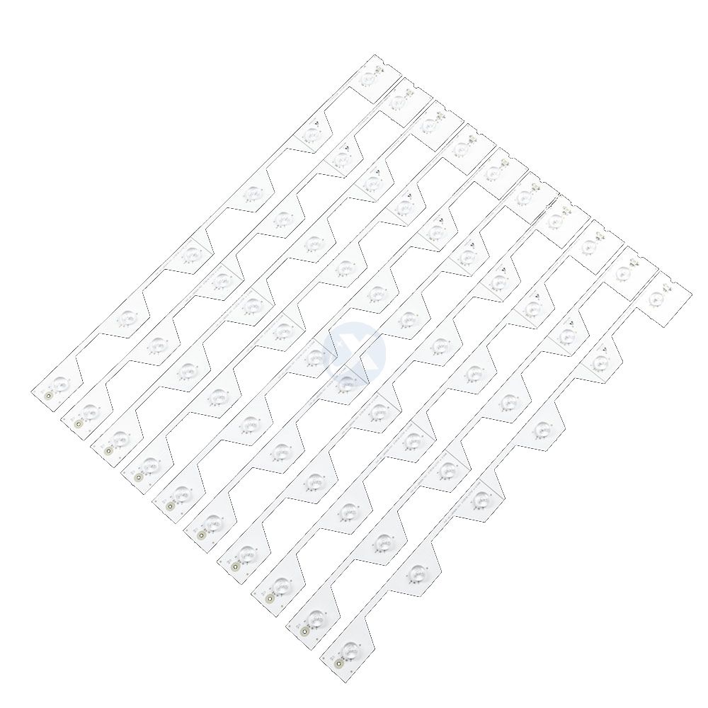 TCL TMT_55E5800_10X6_3030C_6S1P_W44, 55HR330M06A1 V1 ,4C-LB5506-HR1 574mm 3V 6led 10pcs/set TV Backlight Strip XY-158