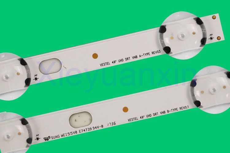 Toshiba 49'' 7 LED VES490QNDL Led Strip For Smart Tv Backlight Television Parts