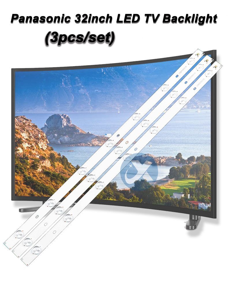 Panasonic 32inch 7led  131126-WS-320-021-Pear1-A3-10.25mm 610mm 7led 3pcs/set TV Backlight Strip XY-0026