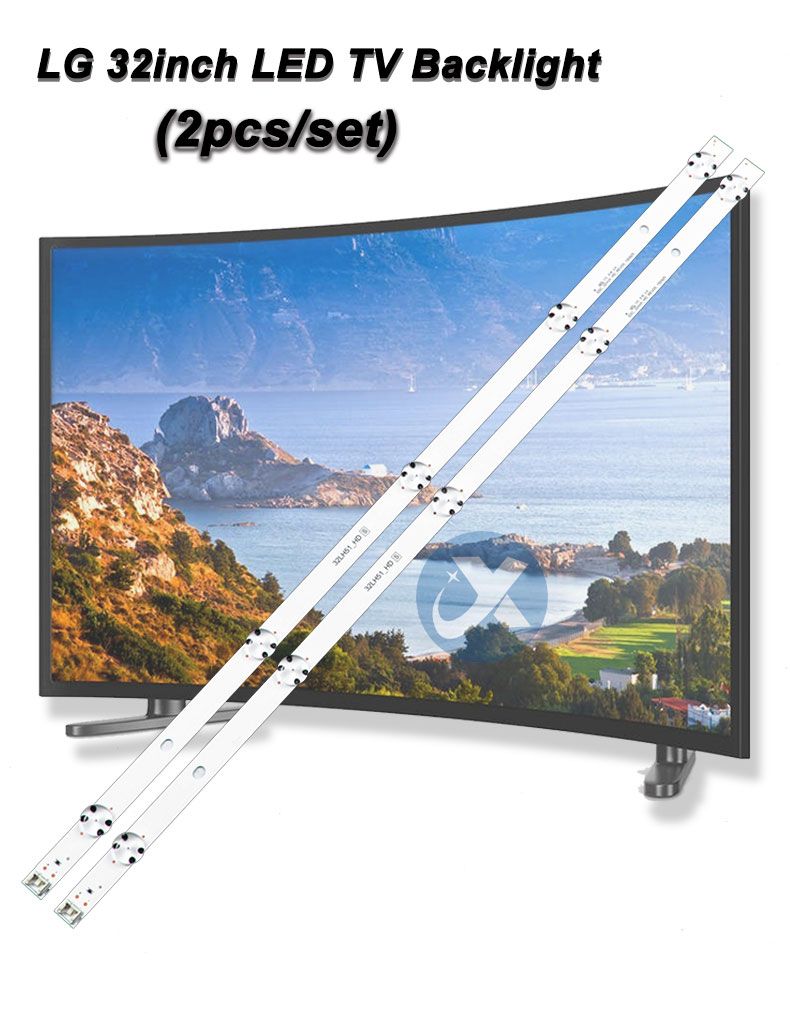 LG 32LH 5led  32_inch_HD_REV0.5  590mm  3v 1w 5led  2pcs/set TV Backlight Strip XY-0030