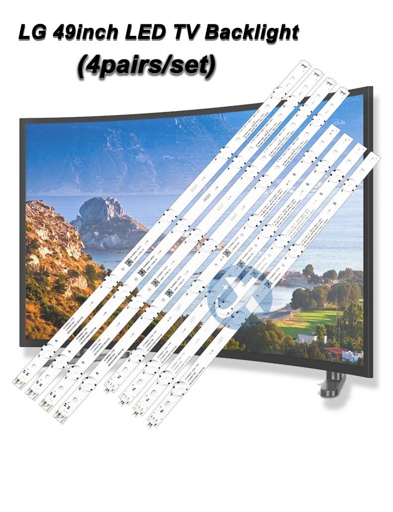 LG 49UF6400 LGE_WICOP_49inch_UHD/FHD_REV05_A_150514 550mm 444mm  5led 4led 4pairs/set TV Backlight Strip XY-0035-SET