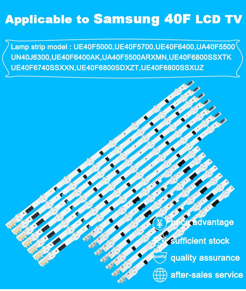 Samsung 40f D2GE-400SCA-R3 324mm 527mm3v 1w 8 5led 7pairs/set TV Backlight Strip XY-0043-SET