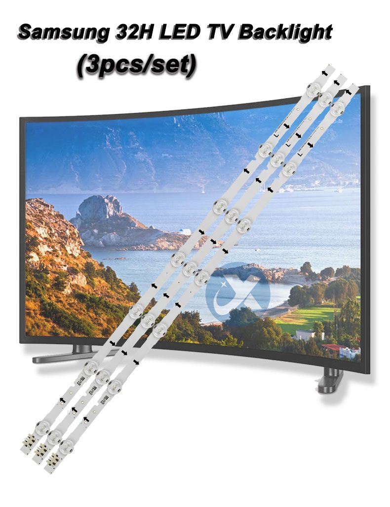 Samsung 32H D4GE-320DC0-R2 648mm  3v 1w  7led 3pcs/set 5pairs/set TV Backlight Strip XY-0059