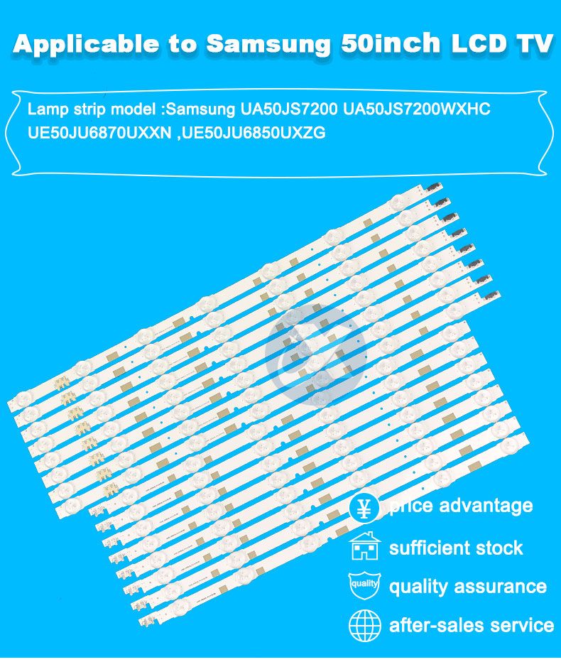 Samsung 50H R: V5DR_500SCA_R1 [15.05.28]  562mm 3v 6led 8pairs/set TV Backlight Strip XY-0062-SET