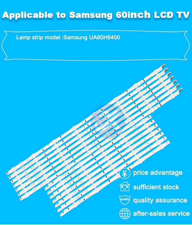 Samsung 60H D4GE-600DCA-R2 780mm 3v 5LEDS 7pairs/set TV Backlight Strip XY-0064-SET