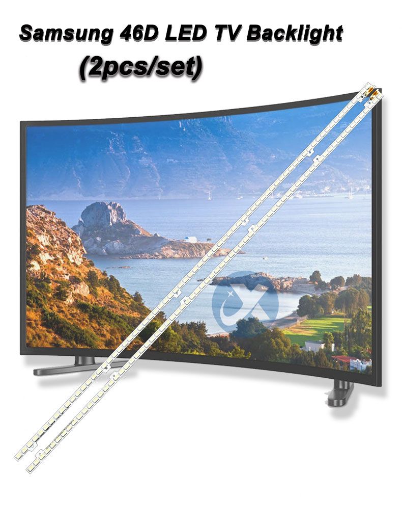 Samsung 46D 2011SVS46-5K6K-H1B-1CH-PV-RIGHT 462mm 6v 2w 28led 2pcs/set TV ELED Backlight Strip ELED-0009