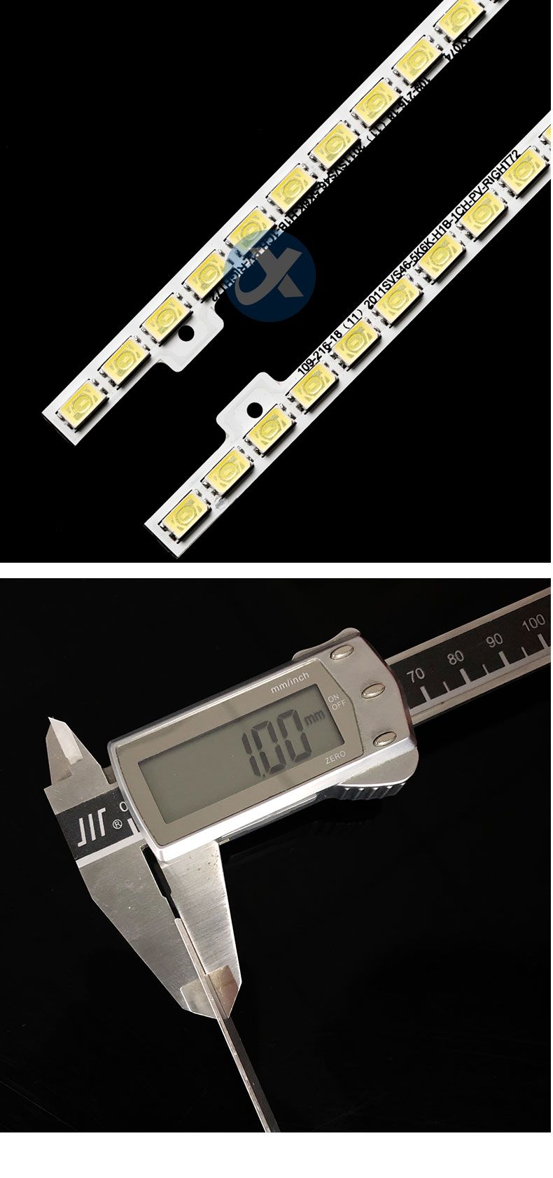 Samsung 46D 2011SVS46-5K6K-H1B-1CH-PV-RIGHT 462mm 6v 2w 28led 2pcs/set TV ELED Backlight Strip ELED-0009