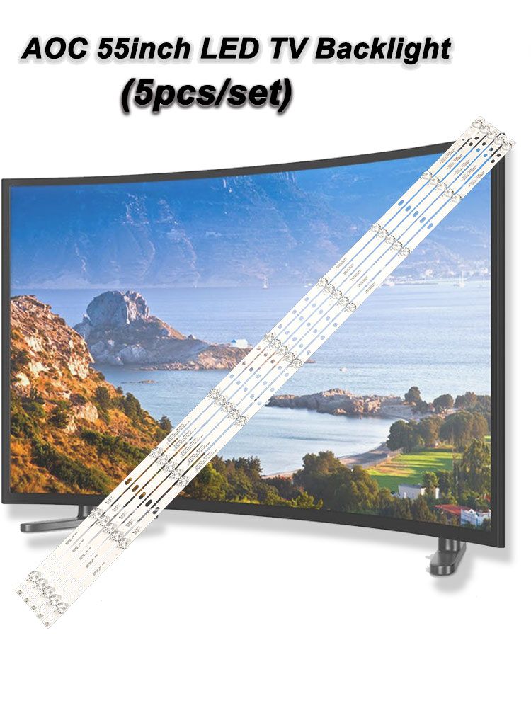 AOC GC55D09-ZC22AG-07 55inch 1090mm 3V 9led 5pcs/set LED TV Backlight Strip XY-0660